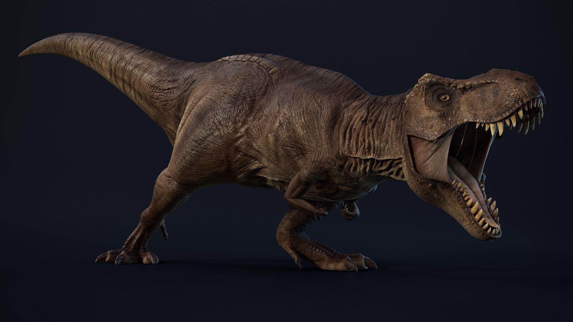 1920x1080 Rexy From Jurassic Park, Sebastien Evrard. Jurassic park world, Jurassic park, Jurassic world