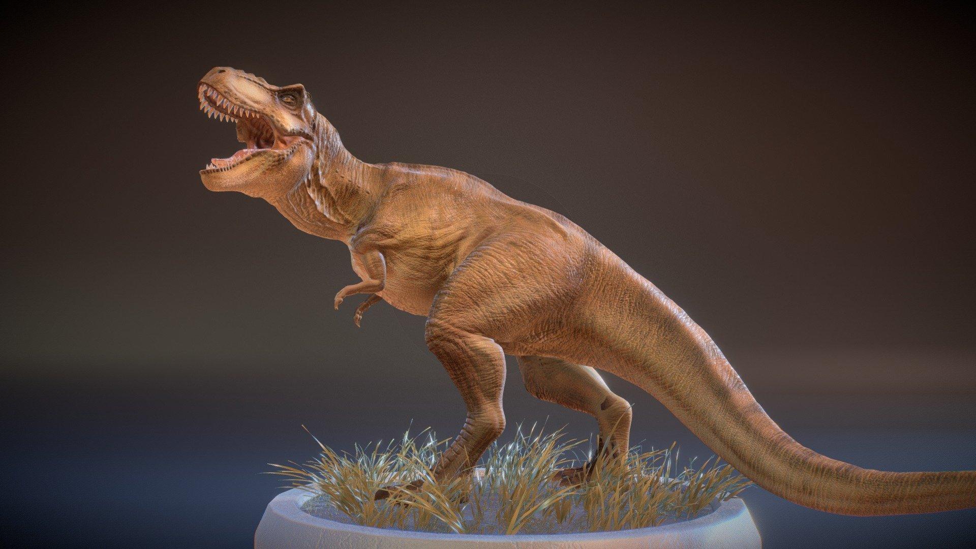 1920x1080 T Rex Jurassic Park REXY (Fan Art) Model By David RR [d5298f6]