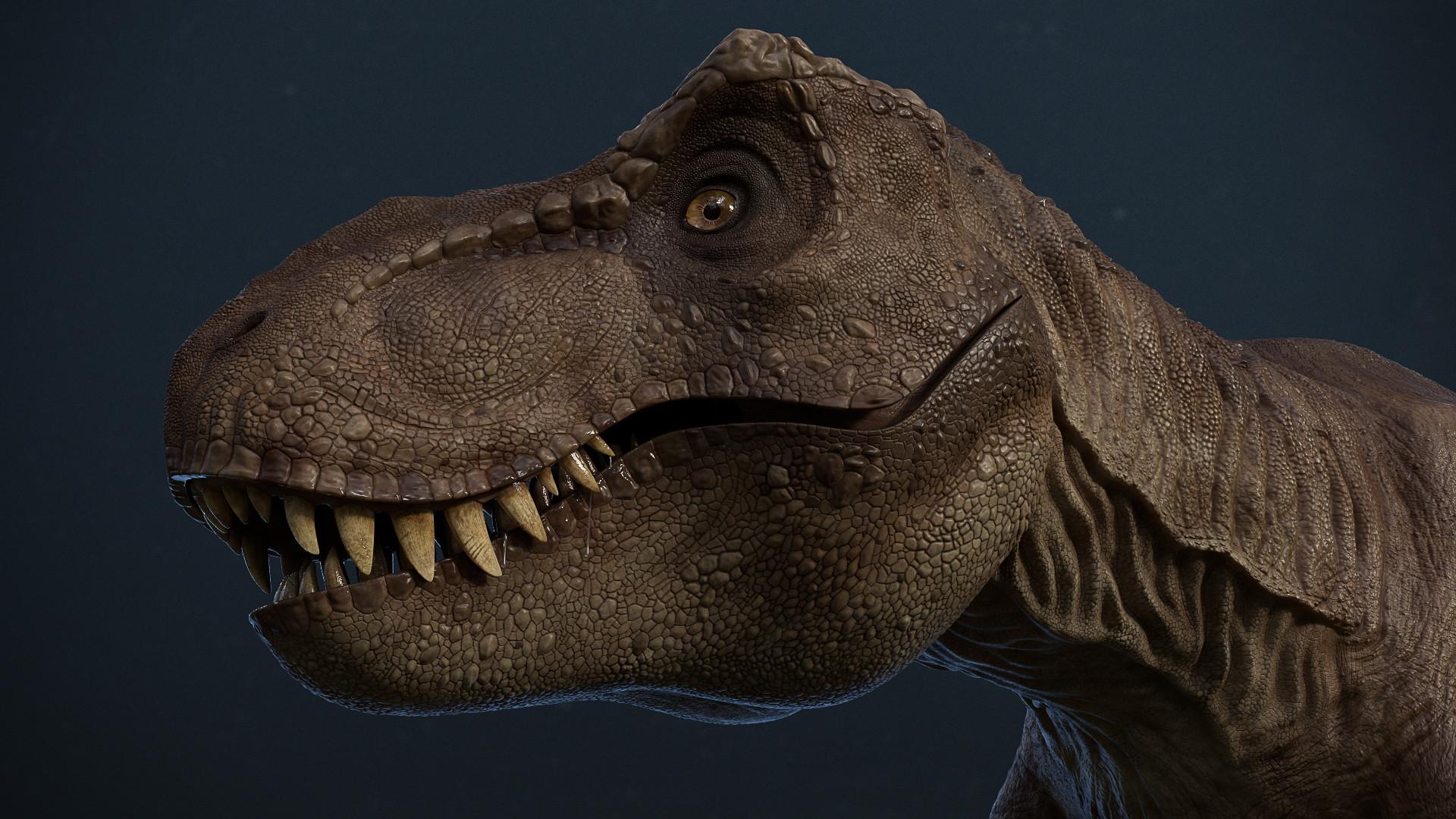 1920x1080 Rexy From Jurassic Park, Sebastien Evrard