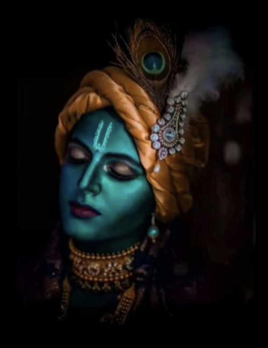 859x1115 Krishna Painting Wallpaper