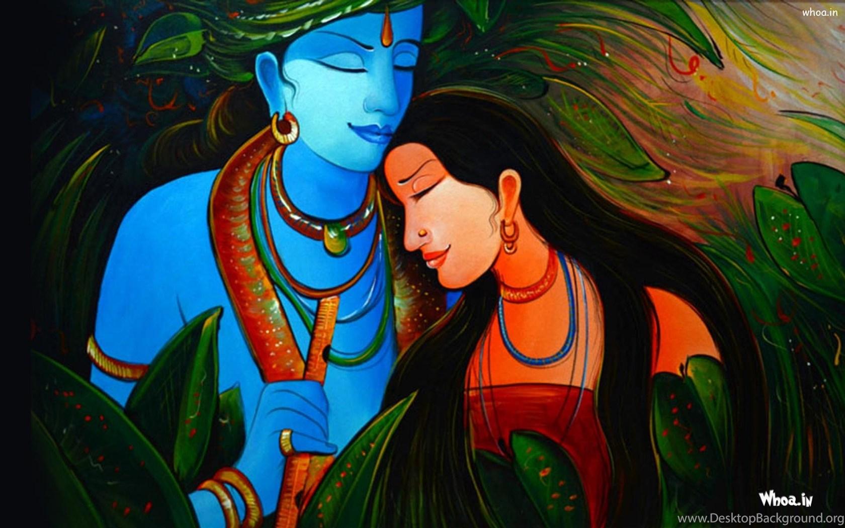 1680x1050 Lord Krishna Wallpaper HD Wide Free Desktop Background