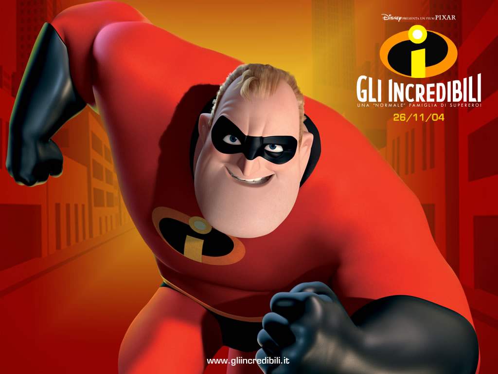 1024x768 The Incredibles Warburton Mr Incredible