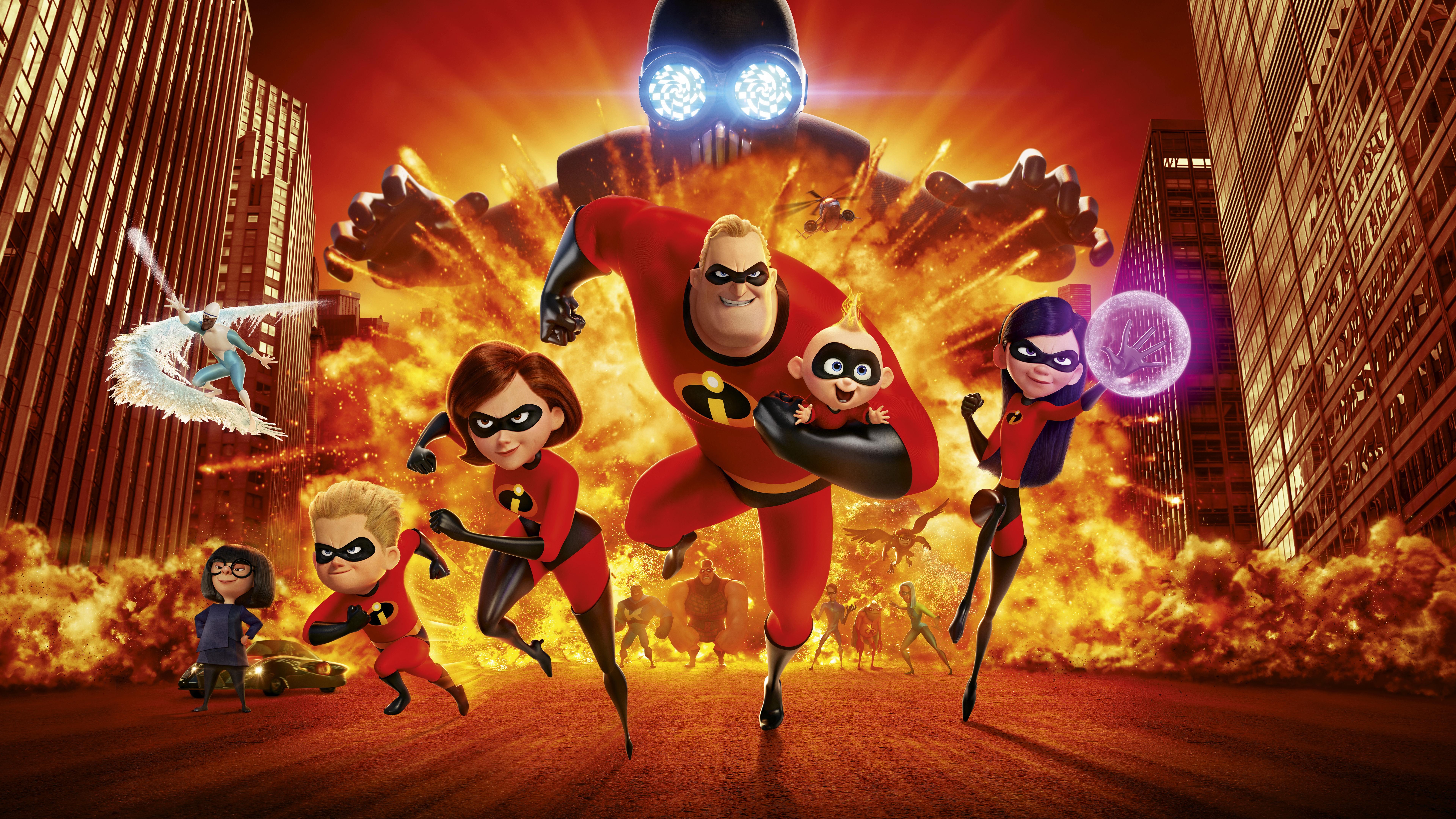 7680x4320 The Incredibles 2 4K 8K HD Wallpaper