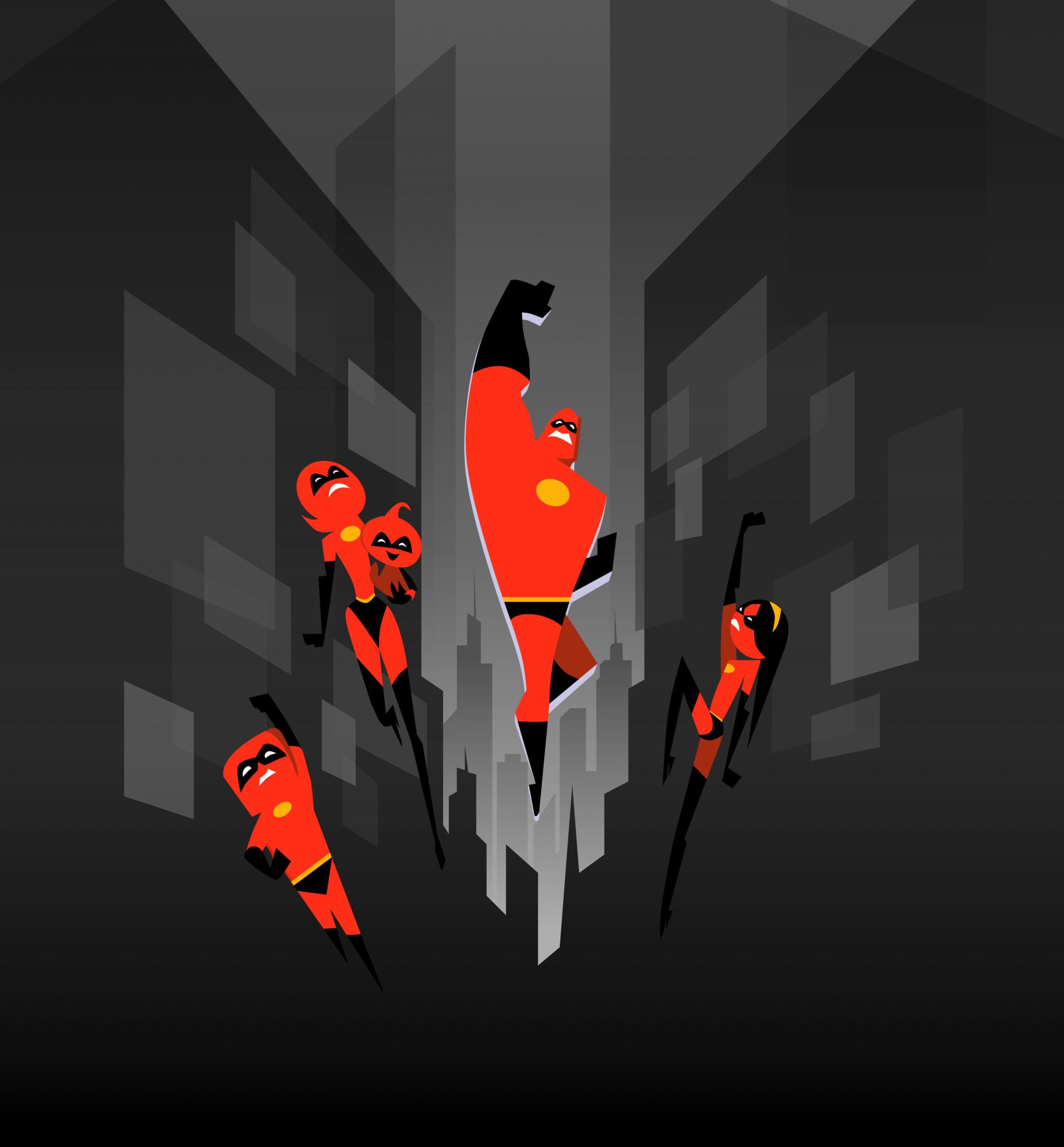 2088x2250 The Incredibles 2 Minimal Art Poster 2088x2250 Resolution Wallpaper, HD Movies 4K Wallpaper, Image, Photo and Background