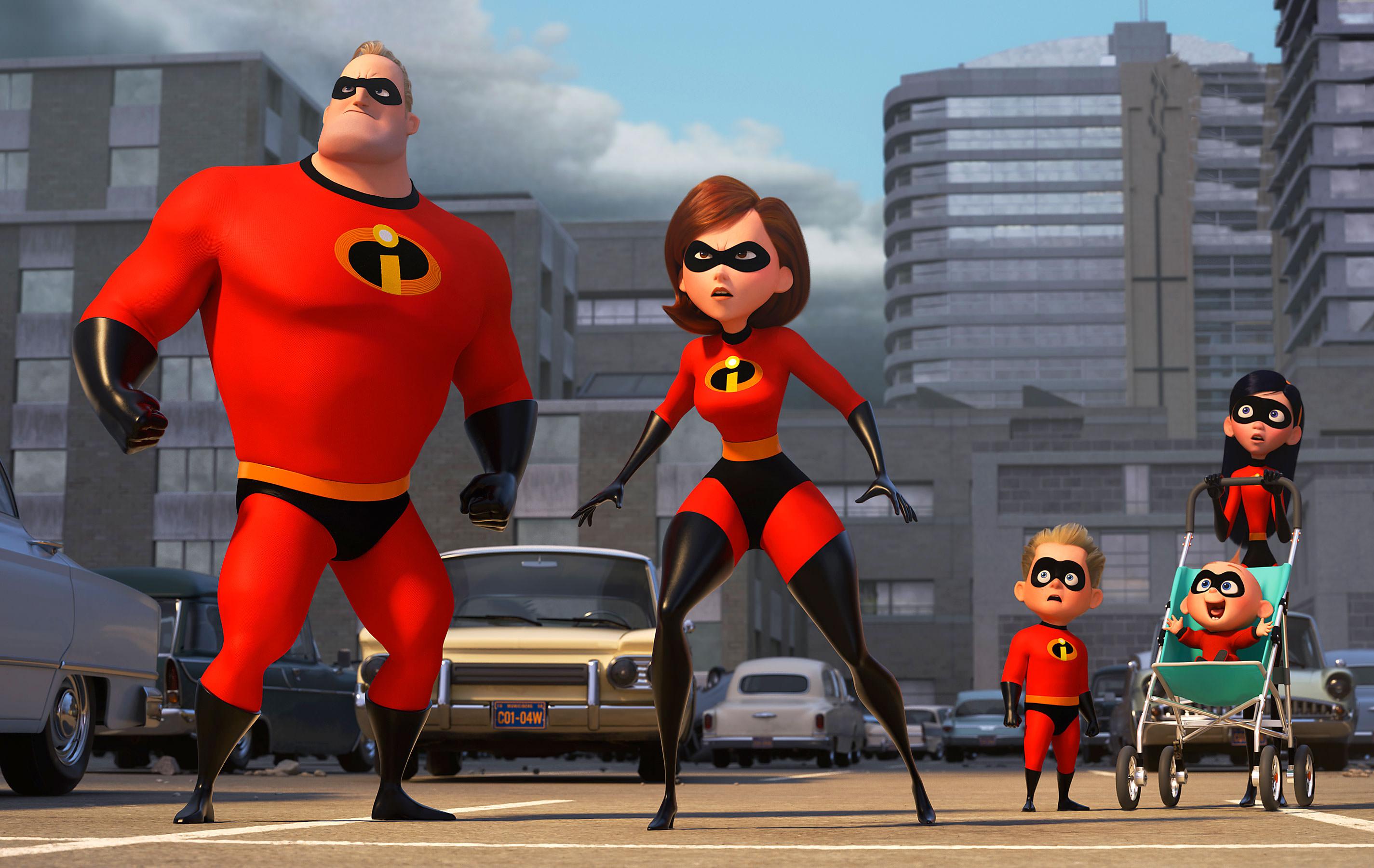 2850x1800 Bob Parr Dash Parr Elastigirl Helen Parr Jack Jack Parr Mr Incredible Pixar The Incredibles The Incr Wallpaper:2850x1800