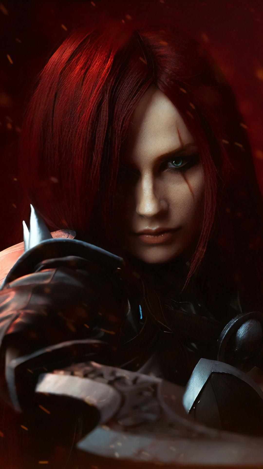 1080x1920 1080x1920 katarina league of legends, league of legends, games, fantasy girls, hd, cosplay, for iPhone 8 wallpaper