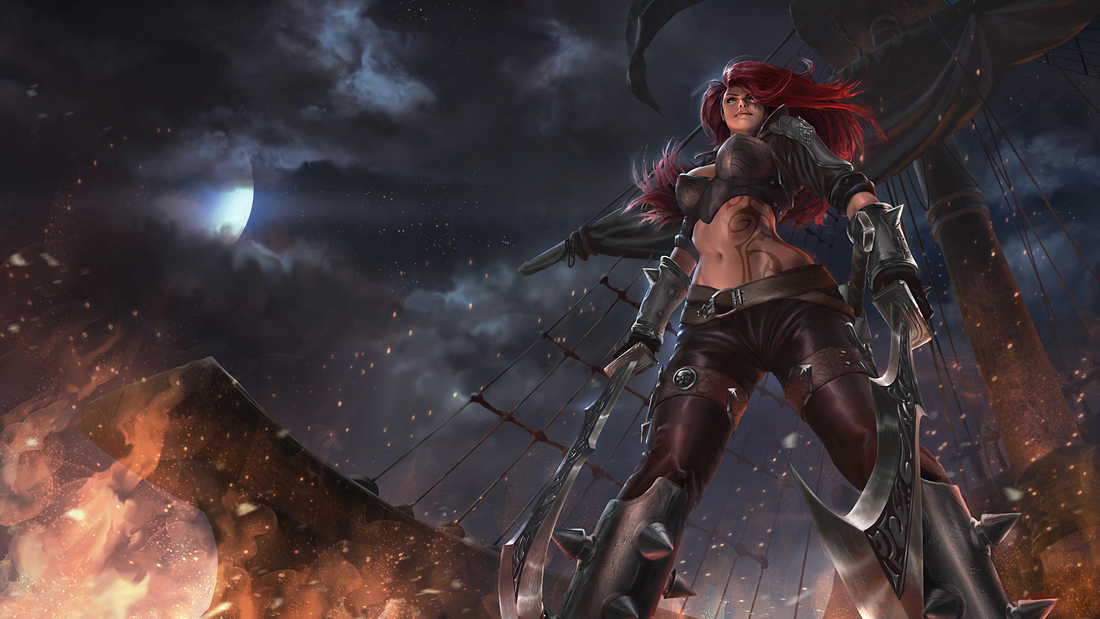 3840x2160 Wallpaper 4k Katarina LoL League of Legends Wallpaper