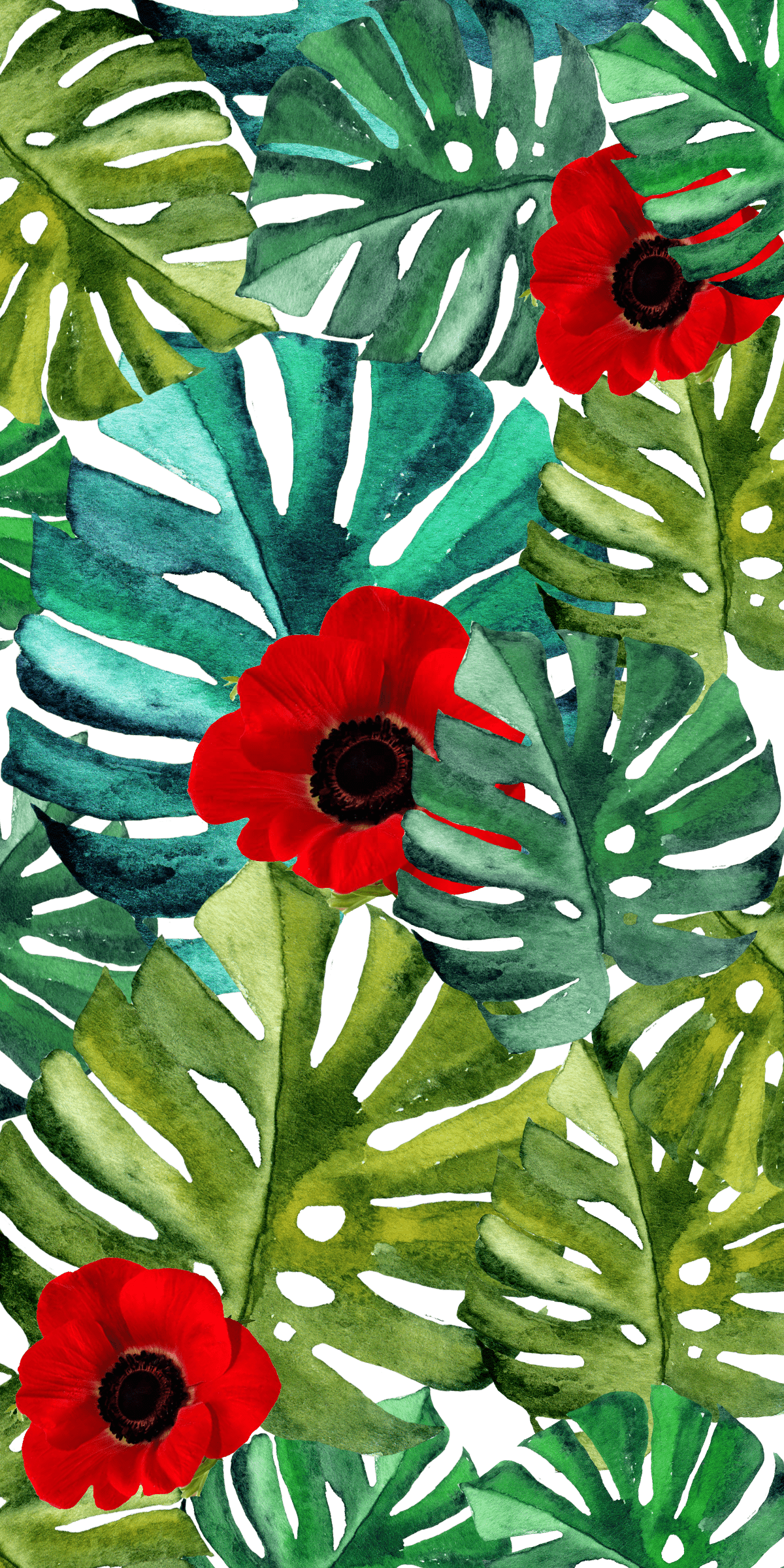 1200x2400 Tropical #Floral print. #Casetify #iPhone #Art #Design #Flowers. Watercolor wallpaper iphone, iPhone wallpaper, iPhone wallpaper pattern