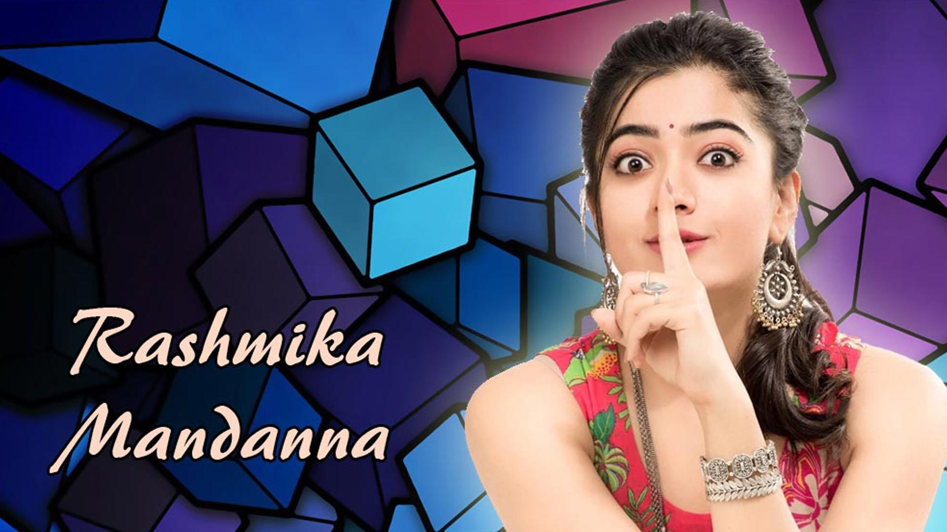 1920x1080 Rashmika Mandanna Is Wearing Red Dress HD Girls Wallpaper