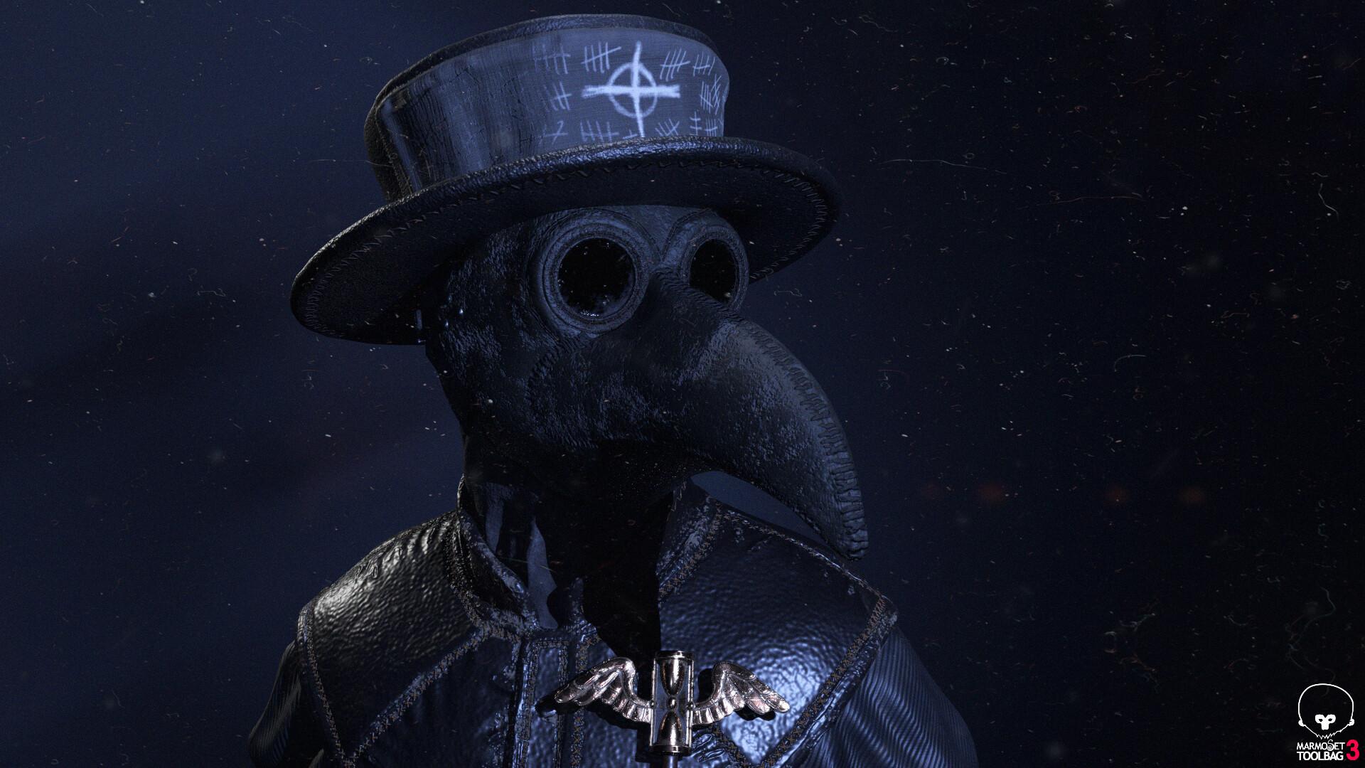 1920x1080 Ronald Nascimento Plague Doctor Time Render