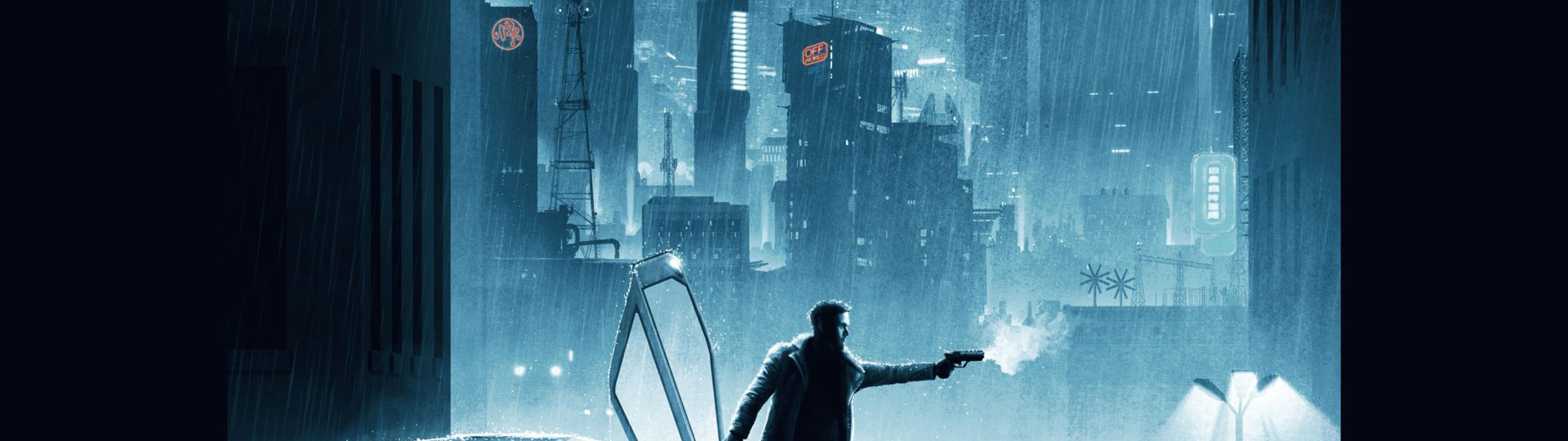 7680x2160 Download 7680x2160 Blade Runner Ryan Gosling, Raining