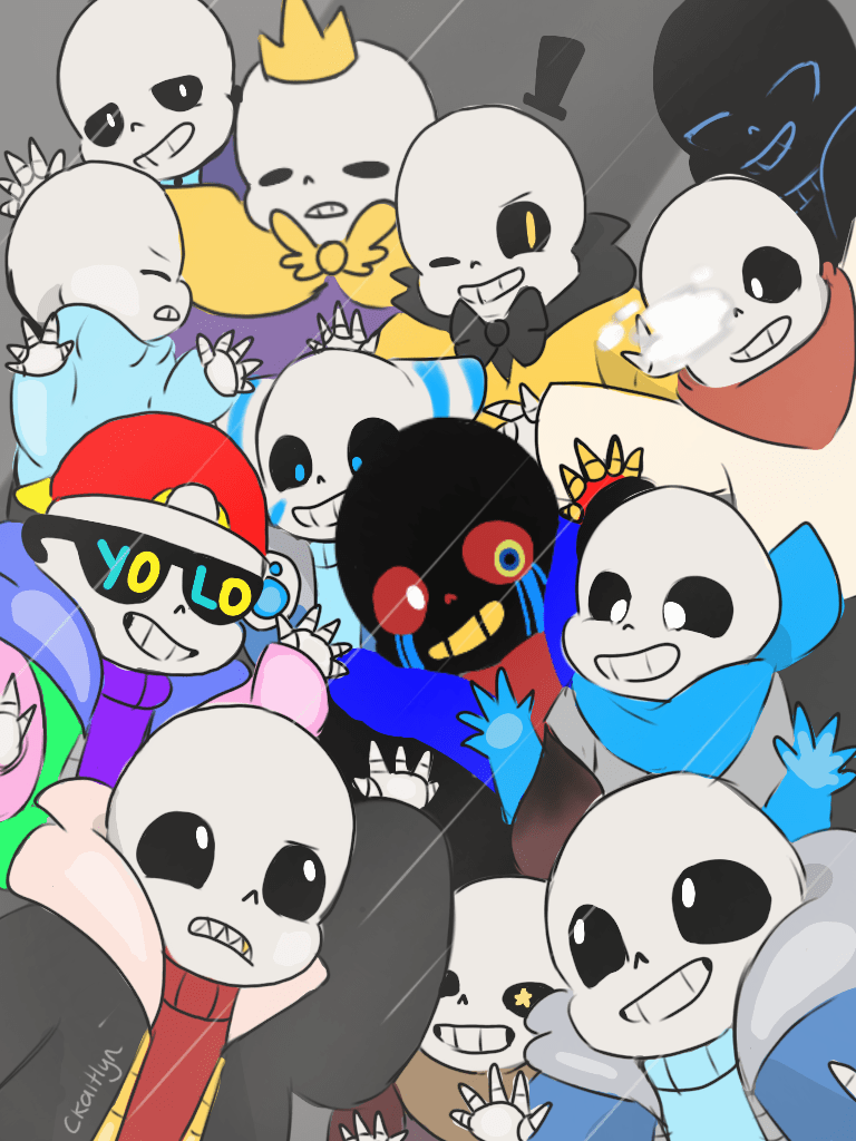 768x1024 Undertale AU Wallpaper