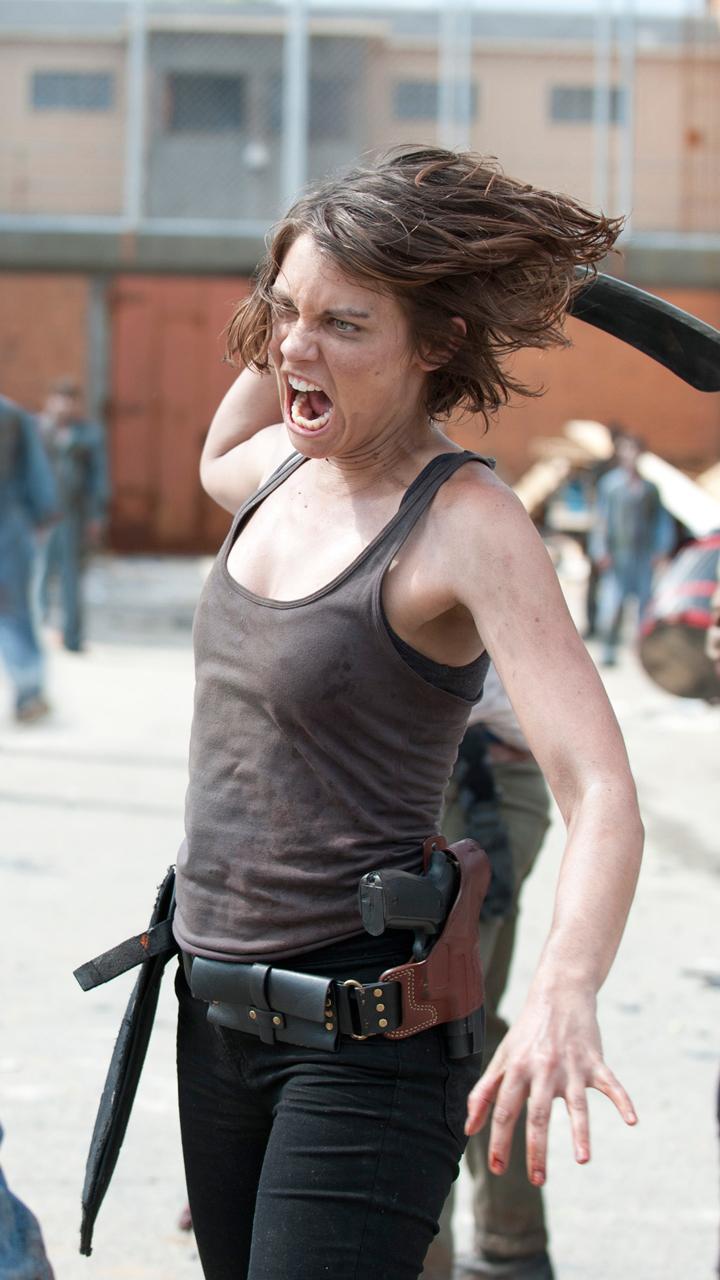 720x1280 Download Maggie Greene Lauren Cohan TV