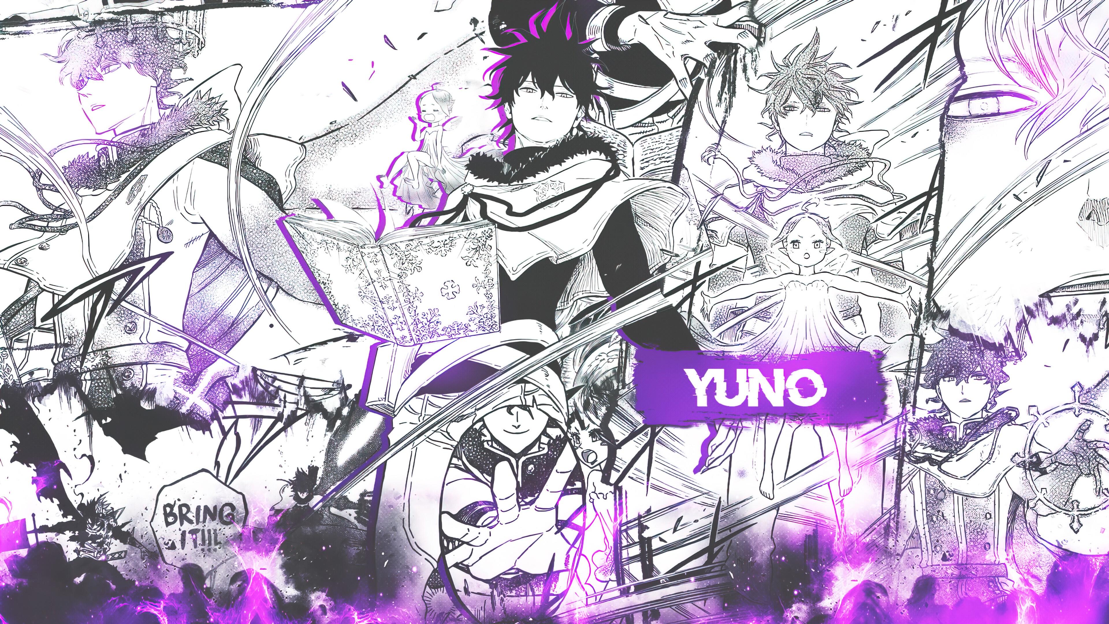3840x2160 yuno, black clover, manga, 4k, pc, wallpaper HD Wallpaper