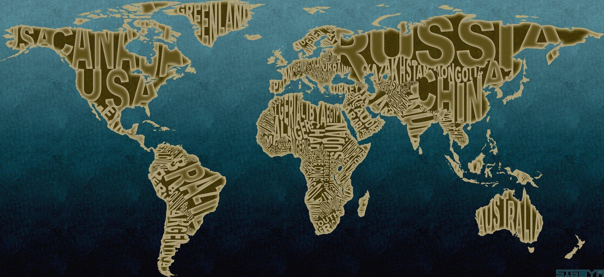 1920x880 World Map Wallpaper and Background Imagex880