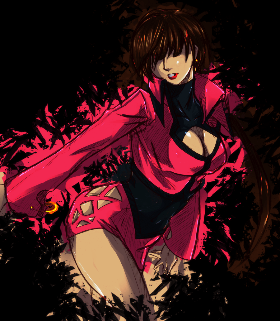 900x1030 shermie (the king of fighters) drawn by h1w0 and hiroaki_(kof)