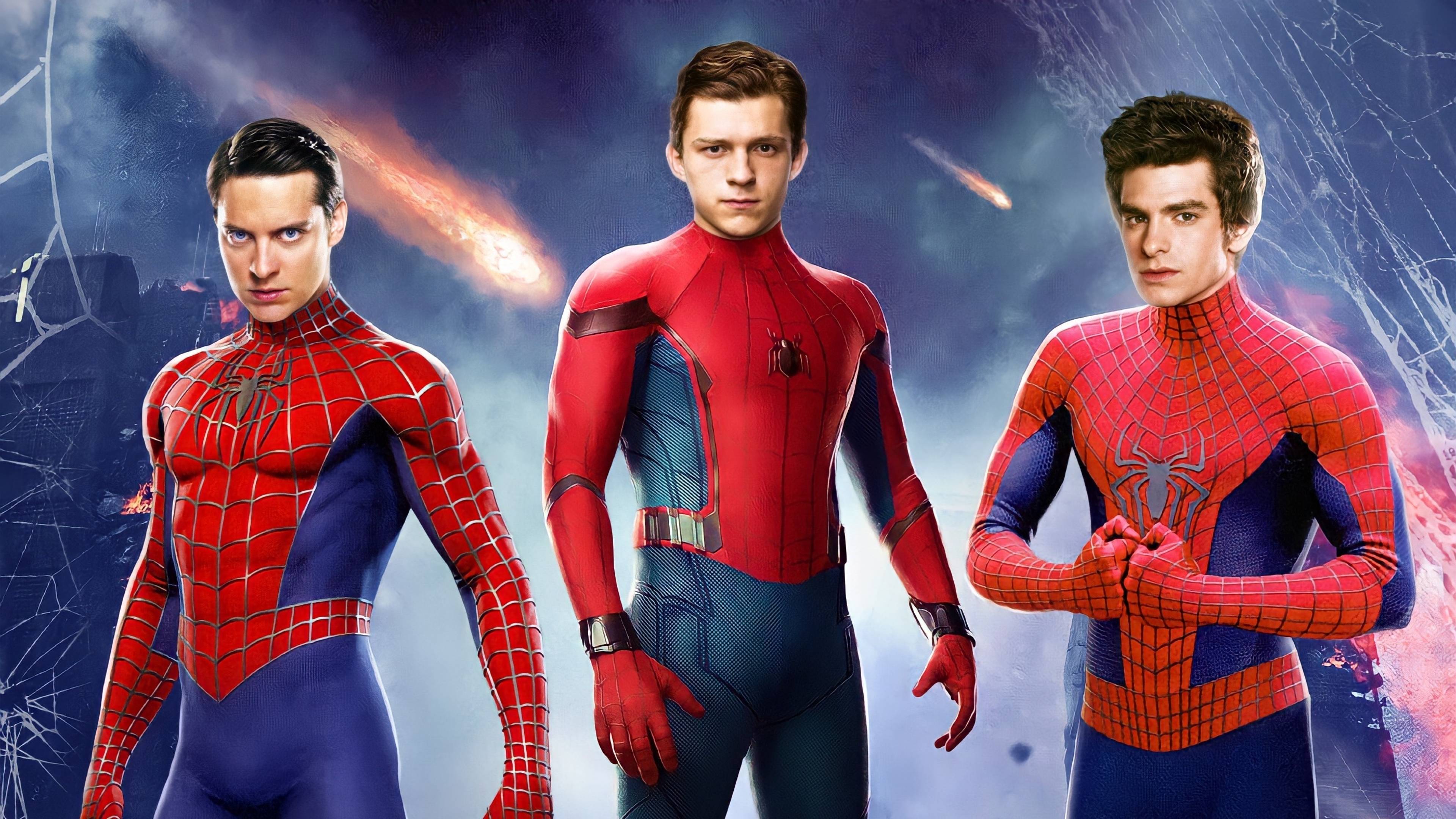 3840x2160 All Spider Man In No Way Home FanArt 4K Wallpaper, HD Movies 4K Wallpaper, Image, Photo And Background
