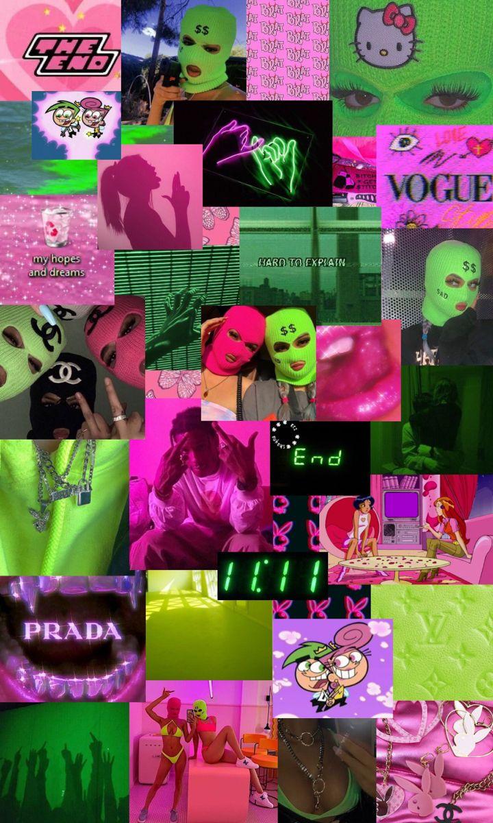 720x1200 Custom Aesthetic Collage Wallpaper Custom Aesthetic Collage. Etsy. Pretty wallpaper iphone, Aesthetic iphone wallpaper, Pink and green wallpaper