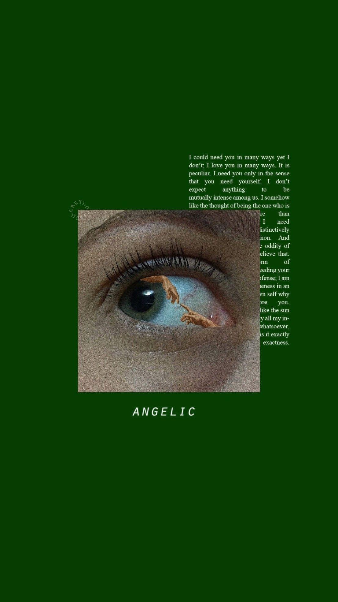 1106x1967 Green Aesthetic Wallpaper Background For iPhone