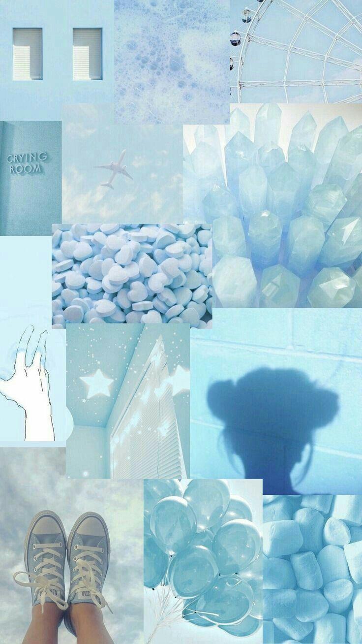 736x1308 Blue Baddie Wallpaper