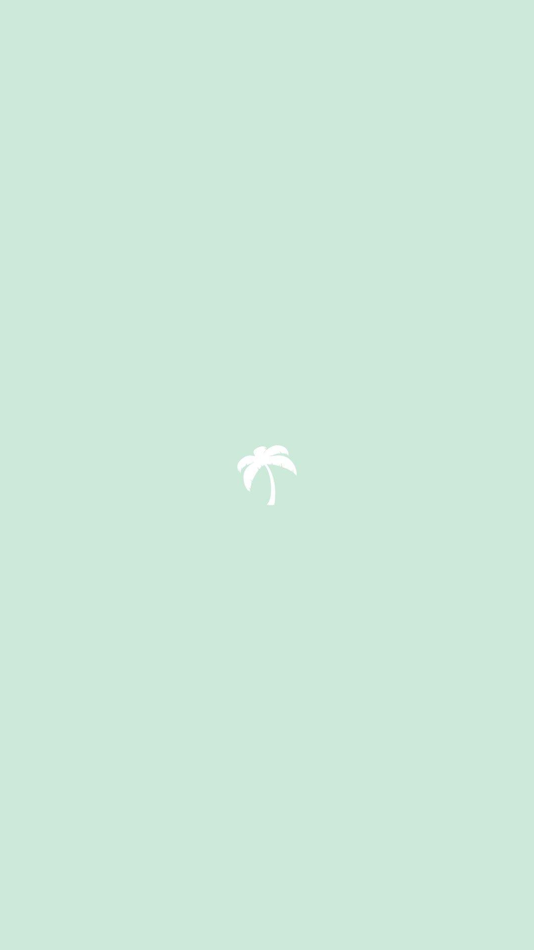 1080x1920 Light Green Aesthetic Wallpaper