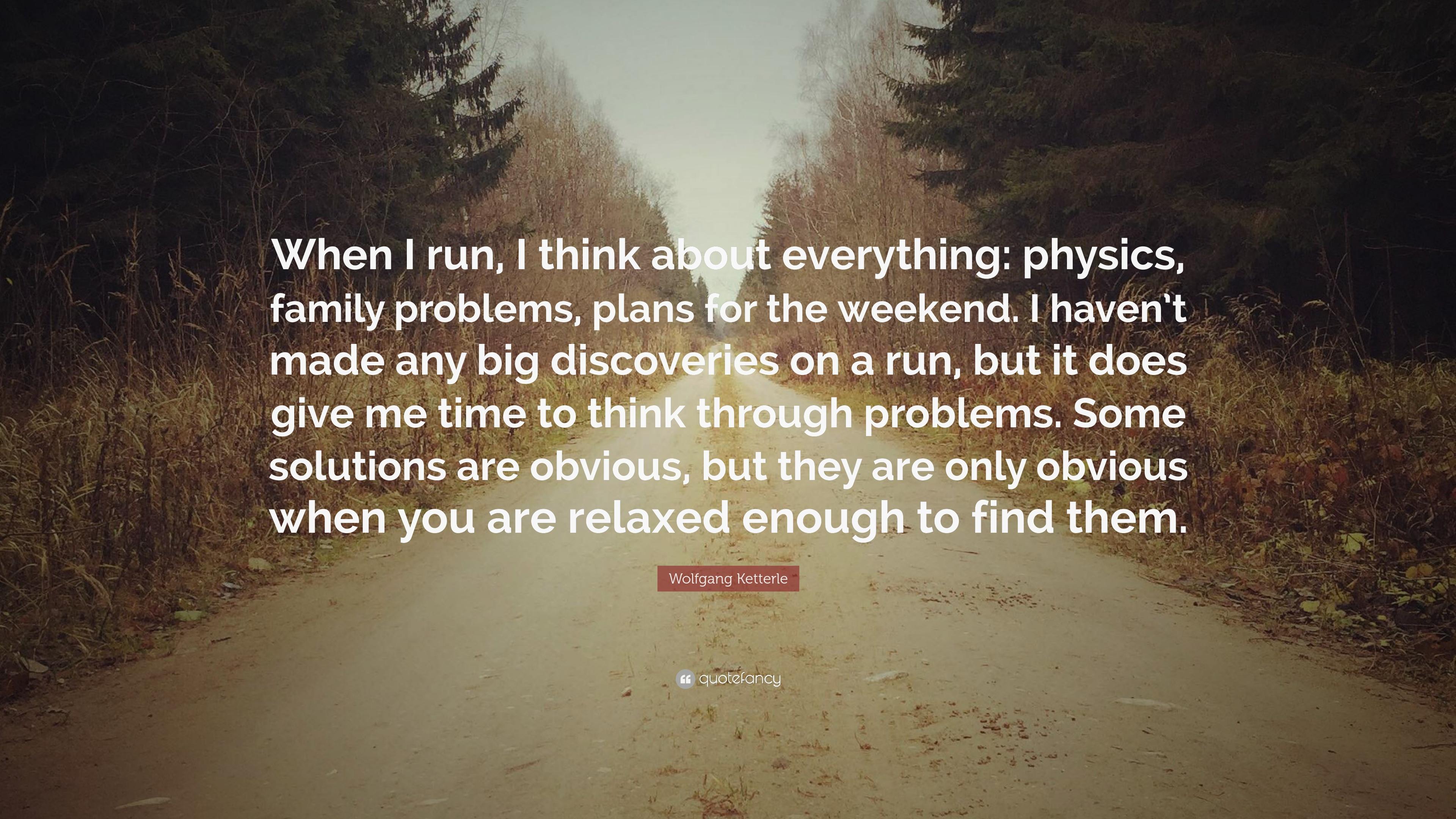 3840x2160 Wolfgang Ketterle Quote: “When I run, I think about everything: physics, family problems, plans for the weekend. I haven't made any big discoverie.”