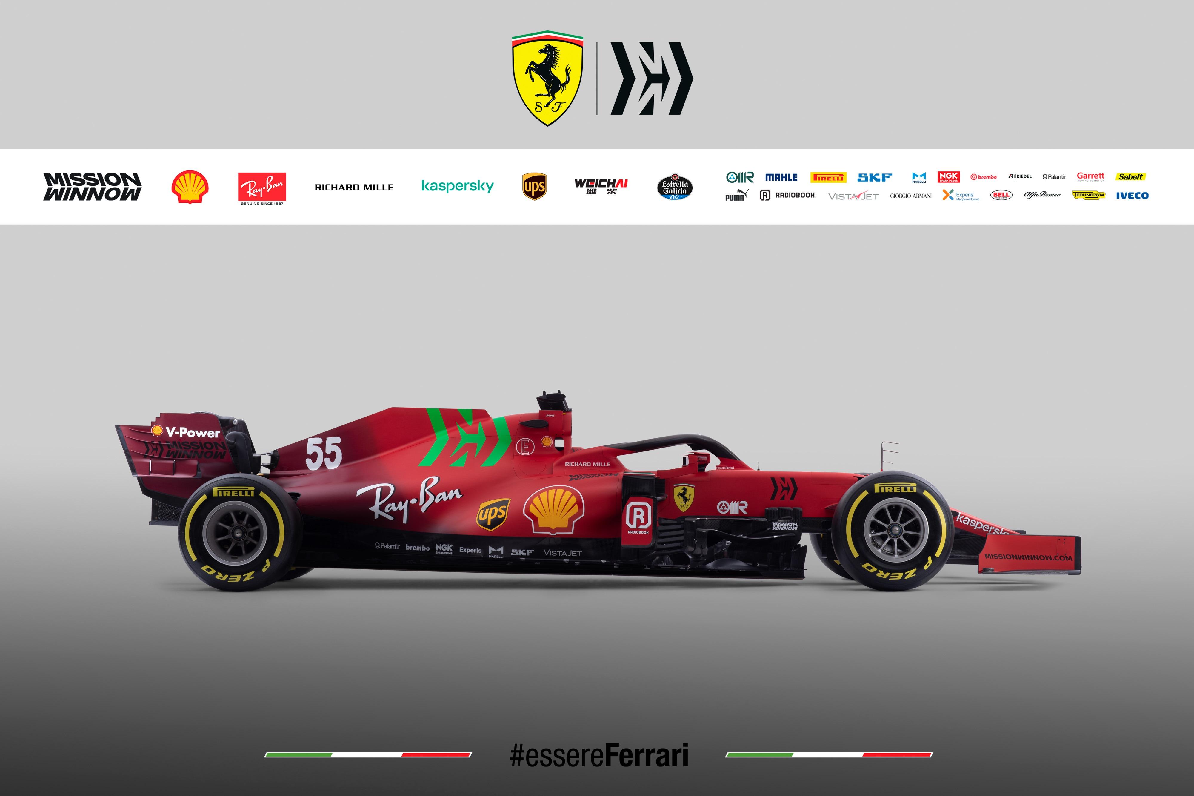 4000x2666 Ferrari SF21 F1 Car launch picture