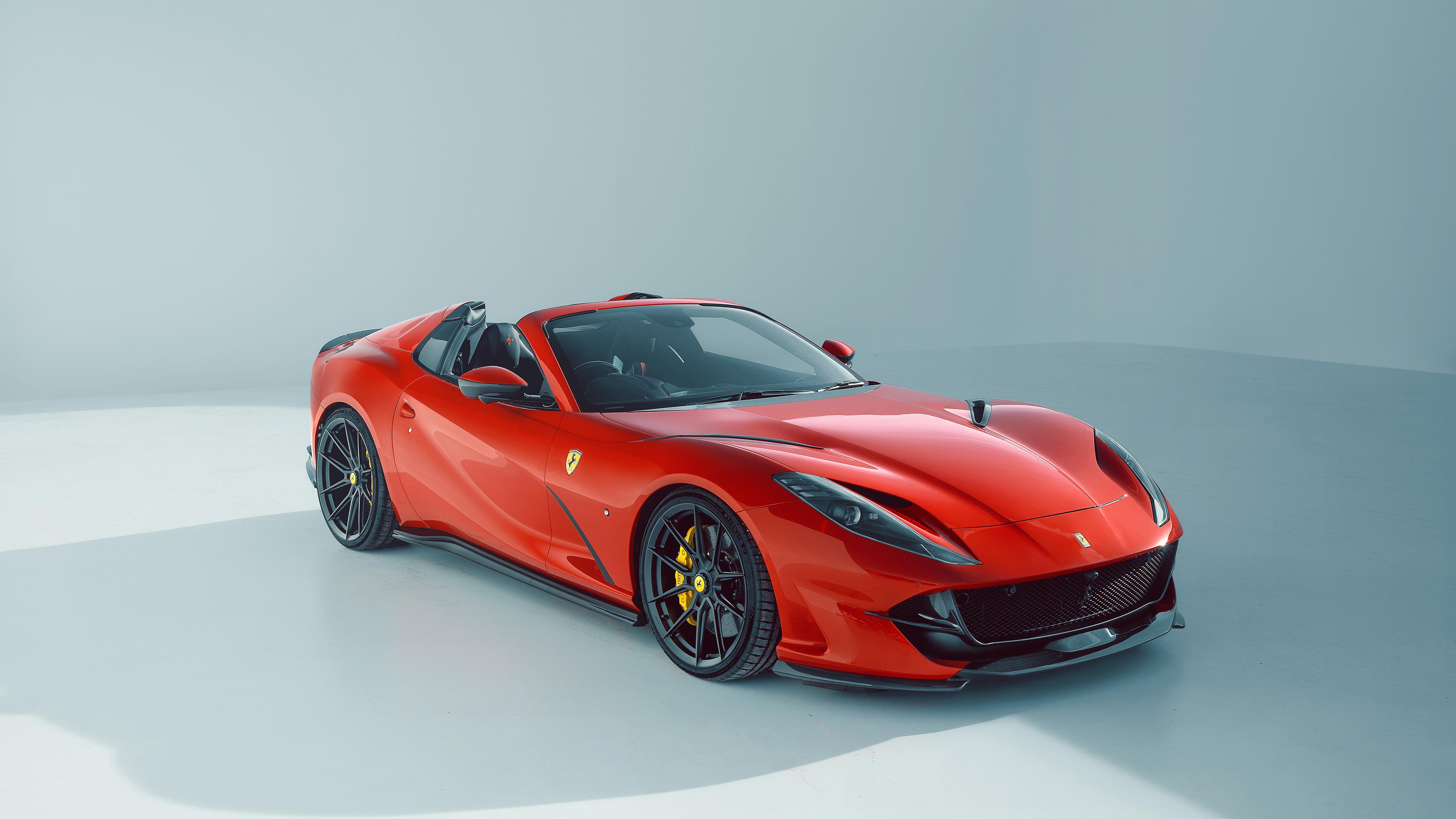 3840x2160 Novitec, Ferrari 812 GTS, Red car, 4k Free deskk wallpaper, Ultra HD