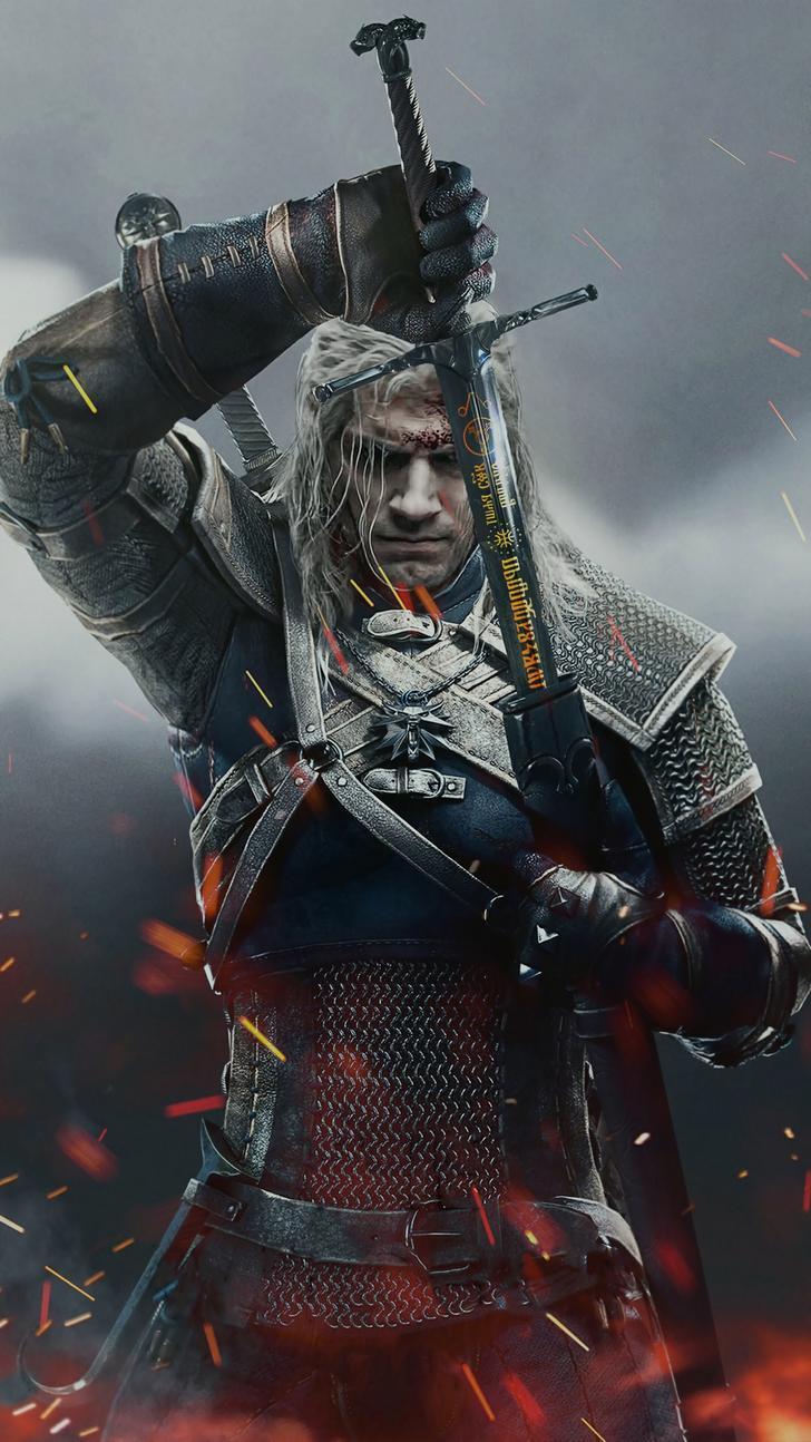 728x1294 The Witcher Netflix HD Wallpaper