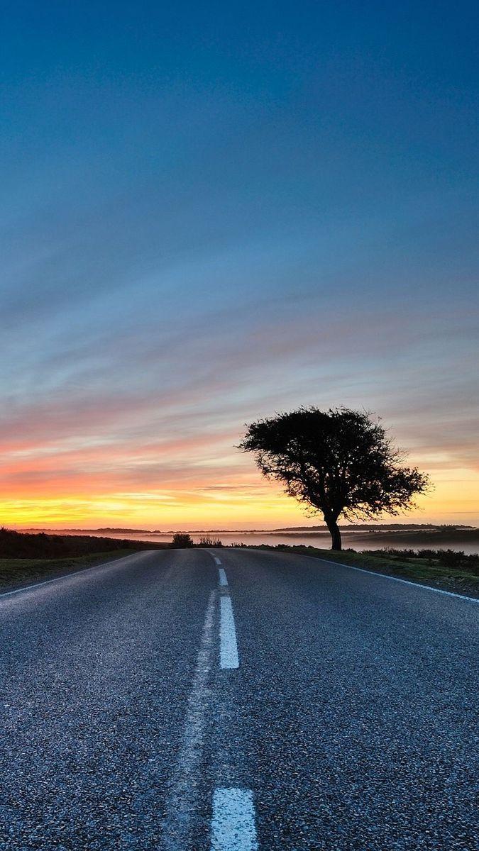 675x1200 Sunrise Road Country Side IPhone Wallpaper. Background Phone Wallpaper, IPhone Wallpaper Sky, IPhone Wallpaper Image