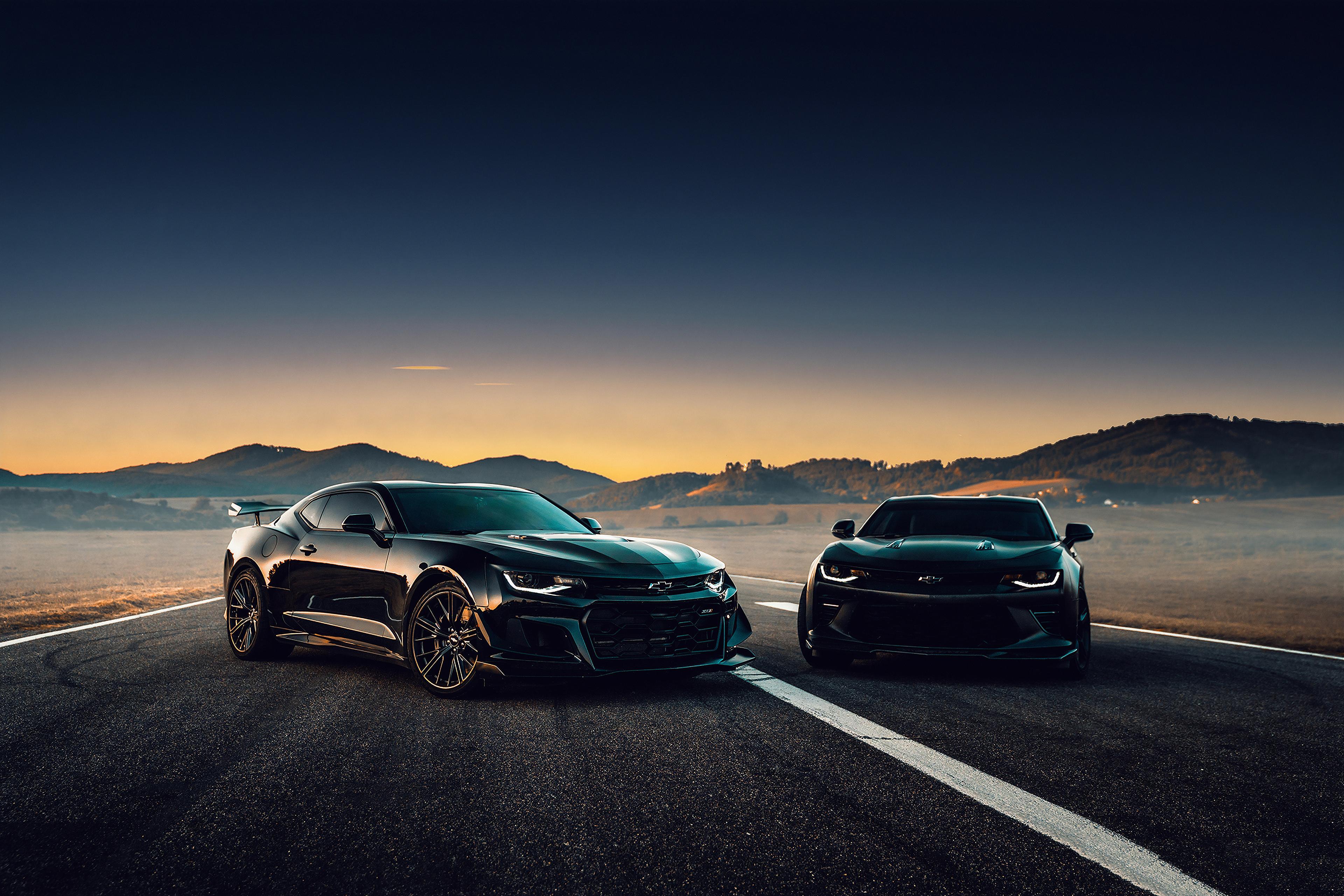 3840x2561 Black Camaro On Road Side, HD Cars, 4k Wallpaper, Image, Background, Photo and Picture