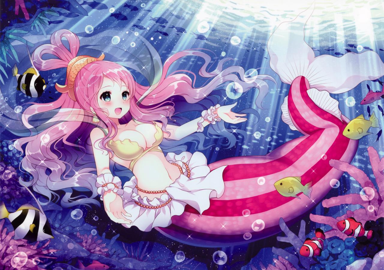 1280x900 Desktop Wallpaper Shirahoshi, One Piece, Mermaid, Anime Girl, HD Image, Picture, Background, H5mndr