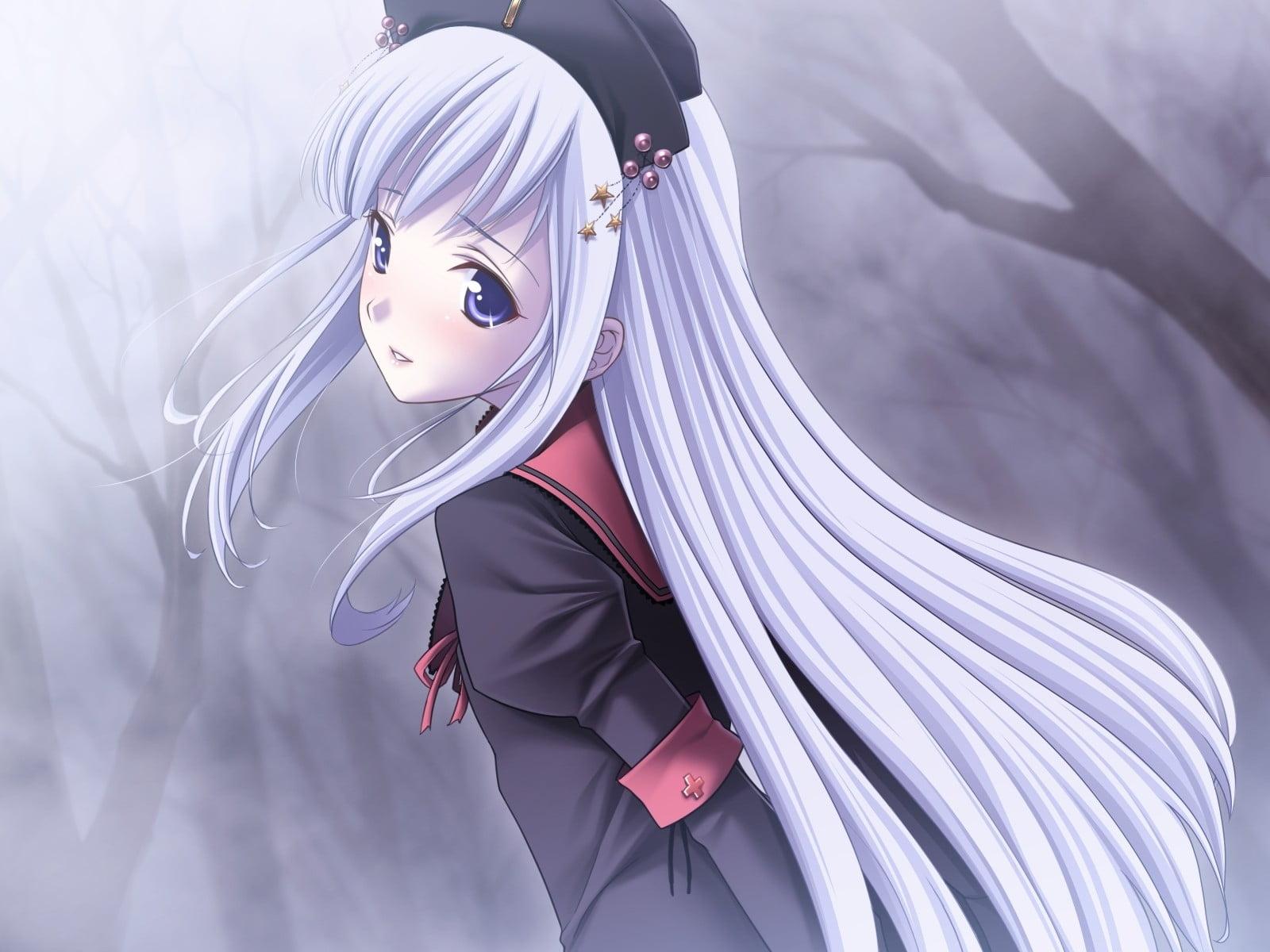 1600x1200 Anime Fairy Girl White Hair
