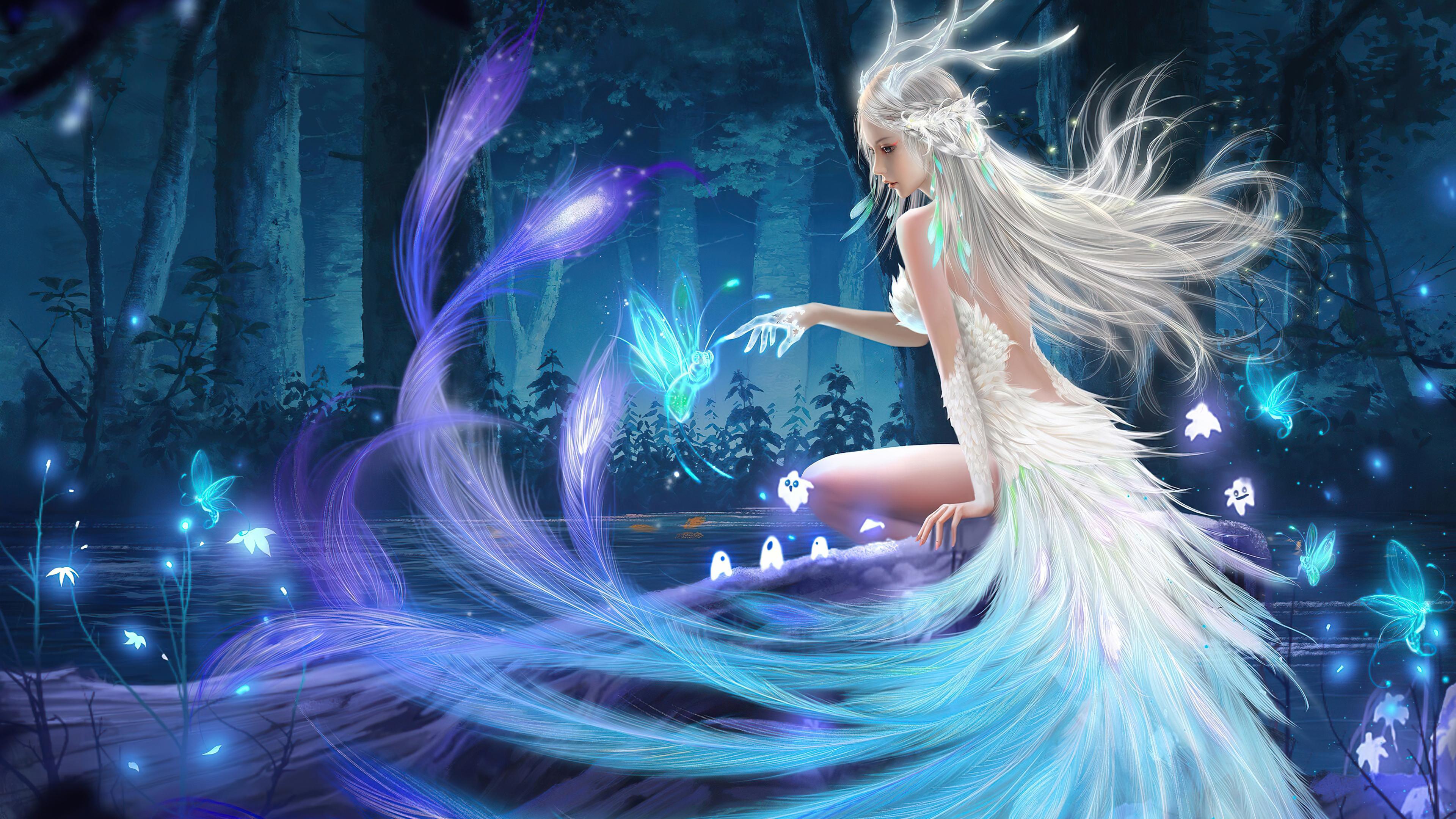 3840x2160 Fairy Girl 4k 4k HD 4k Wallpaper, Image, Background, Photo and Picture