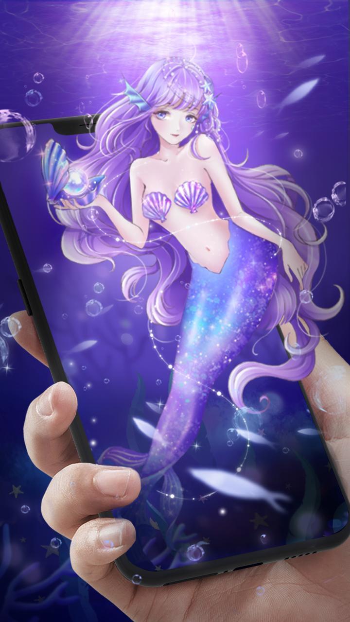 720x1280 Anime Mermaid Princess Live Wallpaper for Android