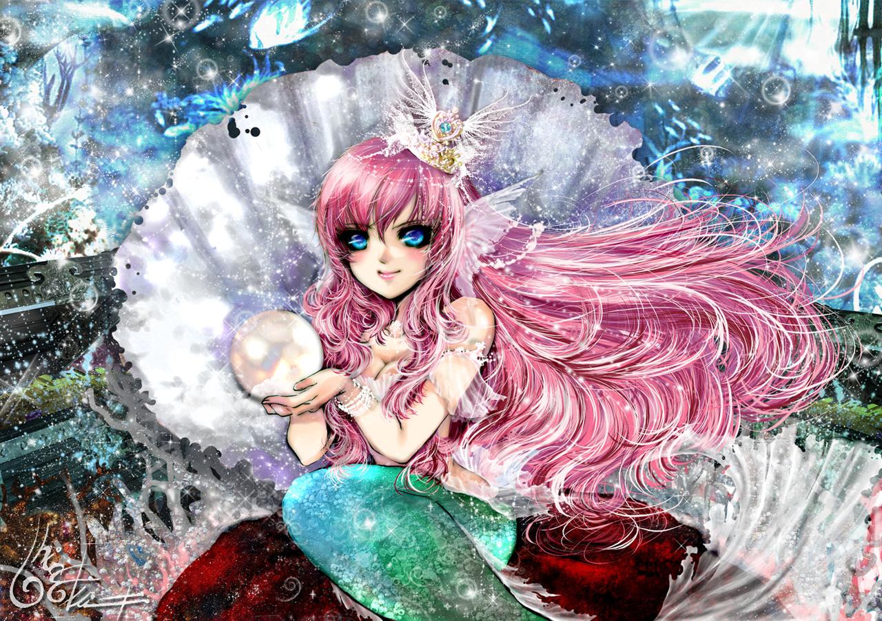 Anime Mermaid Girl Wallpapers - Top Free Anime Mermaid Girl Backgrounds ...