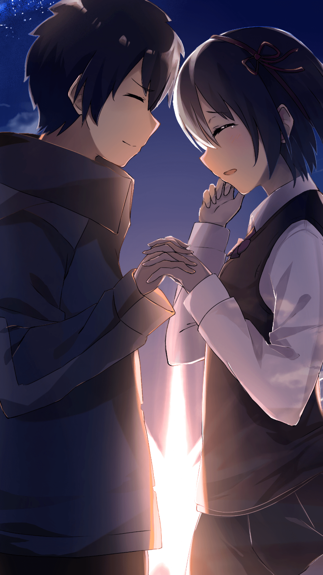 1080x1920 Love iPhone Romantic Couple Anime Wallpaper HD Top Wallpaper