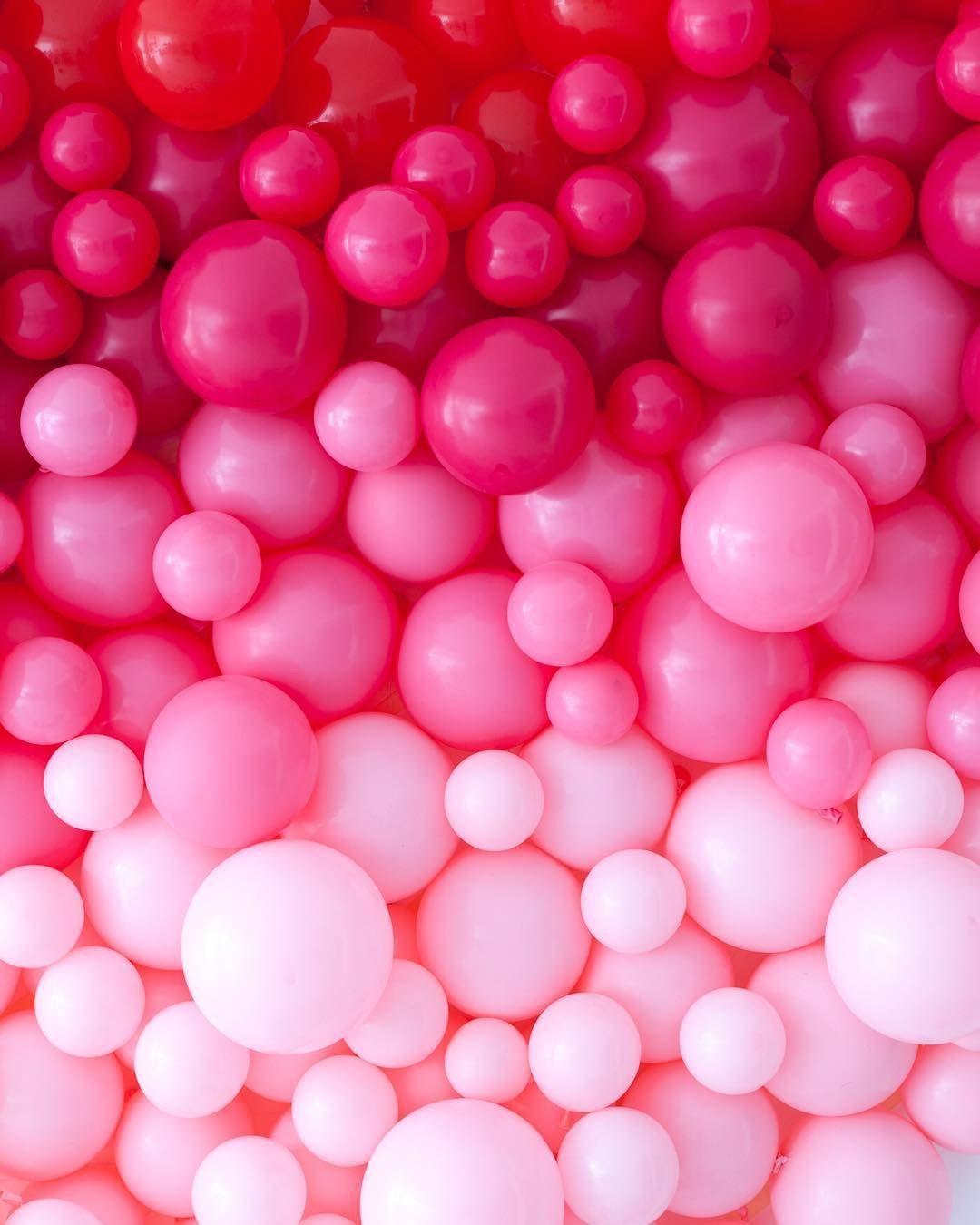 Download 930 Background Pink Balon Gratis