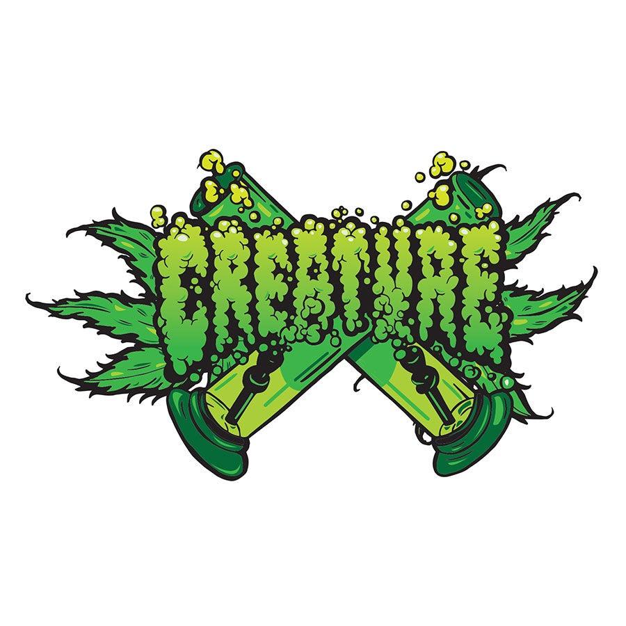900x900 Creature OG Kush Clear Mylar Sticker x 3in