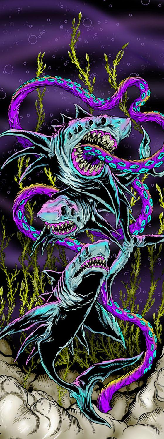 560x1492 Juxtapoz Magazine Work from SCARECROWOVEN. Psychadelic art, Dark art illustrations, Hyper beast wallpaper