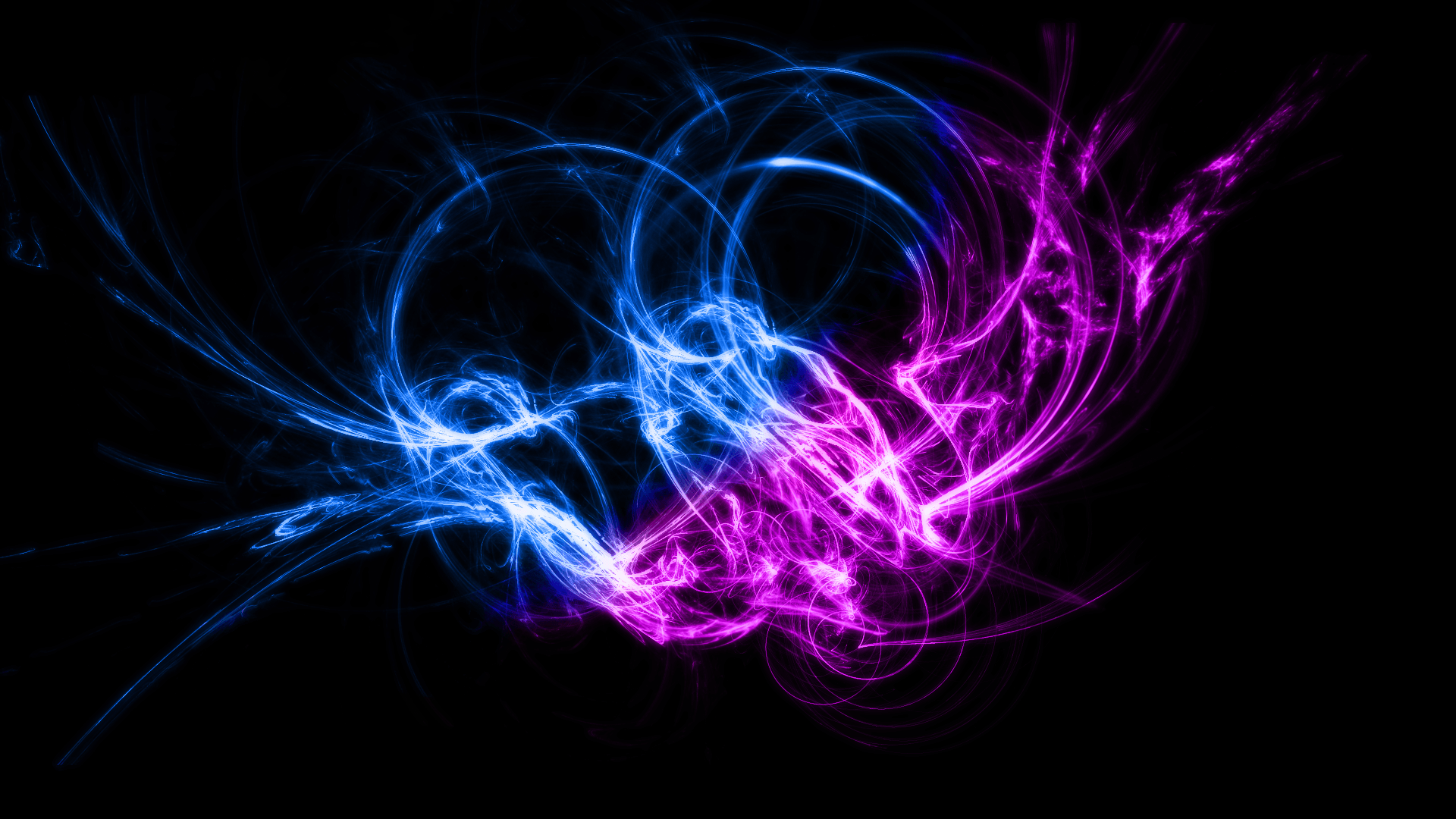 1920x1080 Blue and Pink Wallpaper