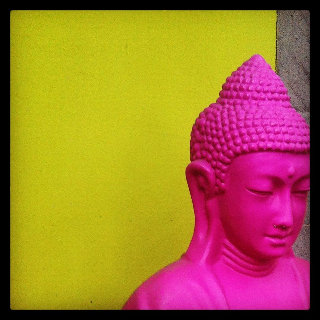 1057x1057 Pink Thing of The Day: Hot Pink Buddha. Hot pink, Pink, Buddha