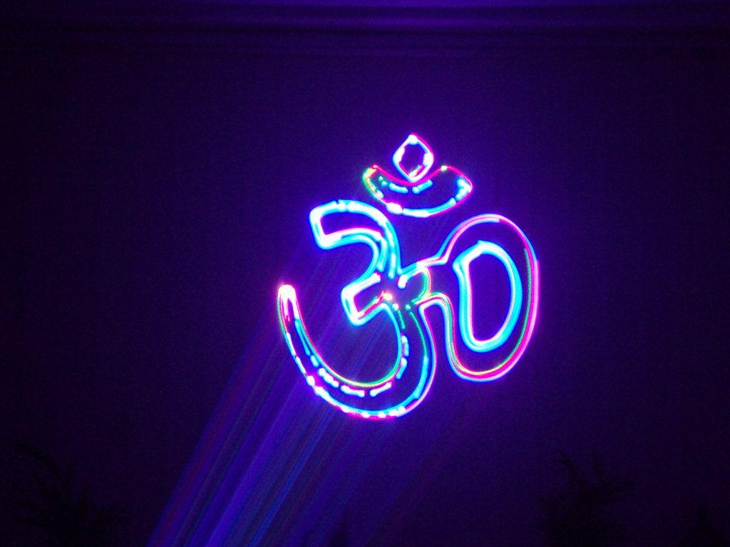 1024x768 Rad. Om symbol wallpaper, Neon, Neon signs