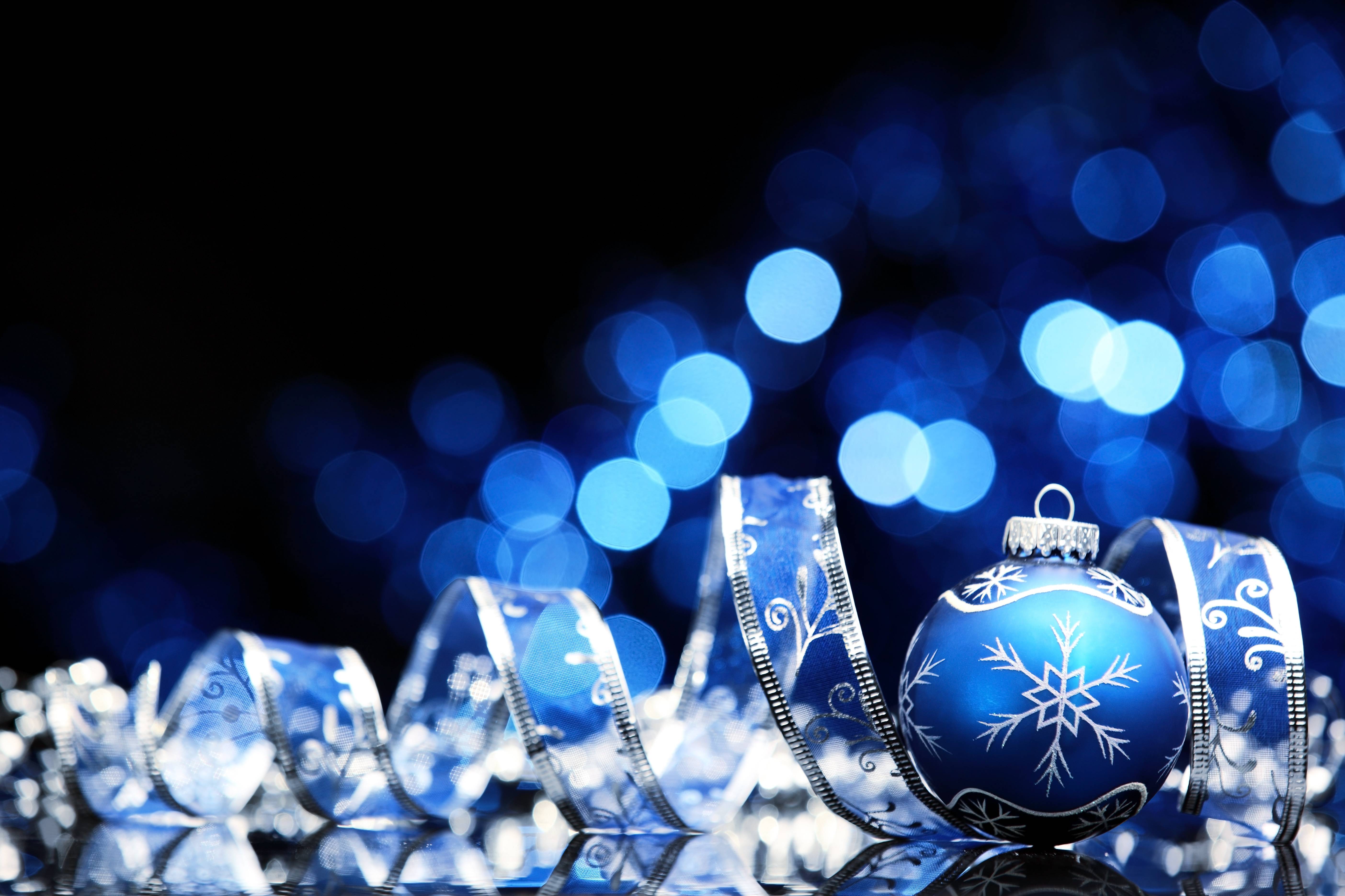 5616x3744 Blue Christmas Wallpaper, HD Blue Christmas Background on WallpaperBat