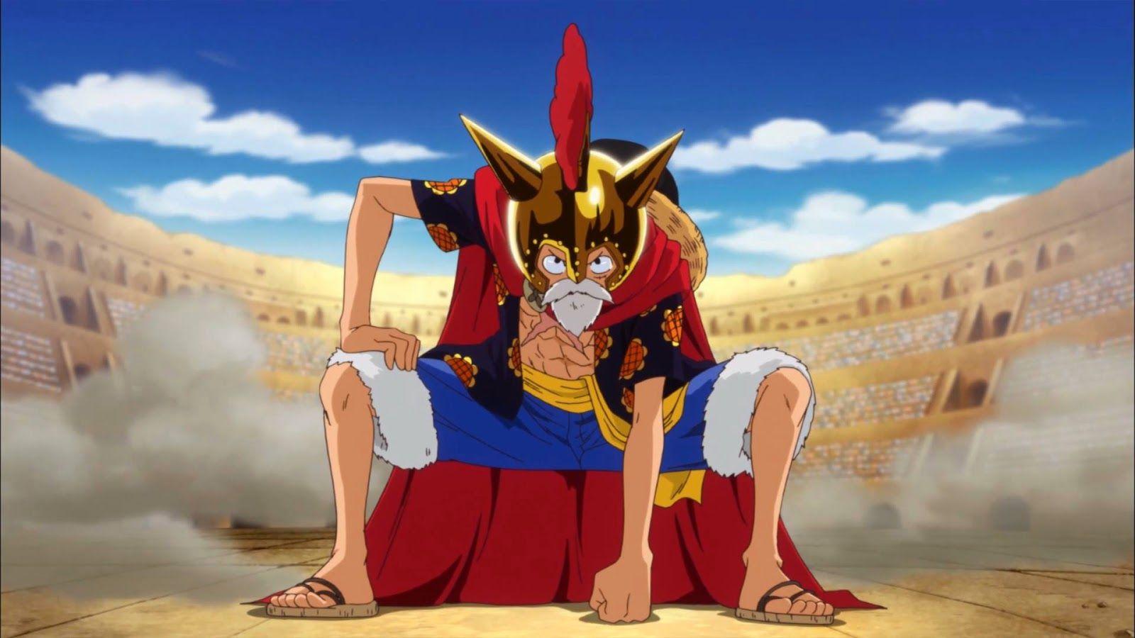 1600x900 Luffy Gladiator Lucy Coloseum Wallpaper. Anime, One piece luffy, Luffy
