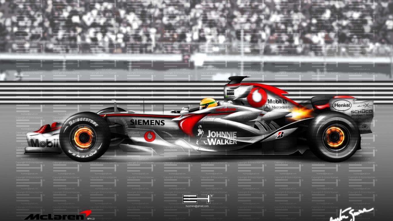 1366x768 Mclaren F1 Wallpaper