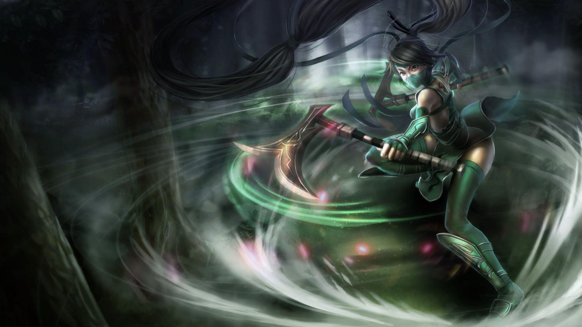 1920x1080 Akali Wallpaper