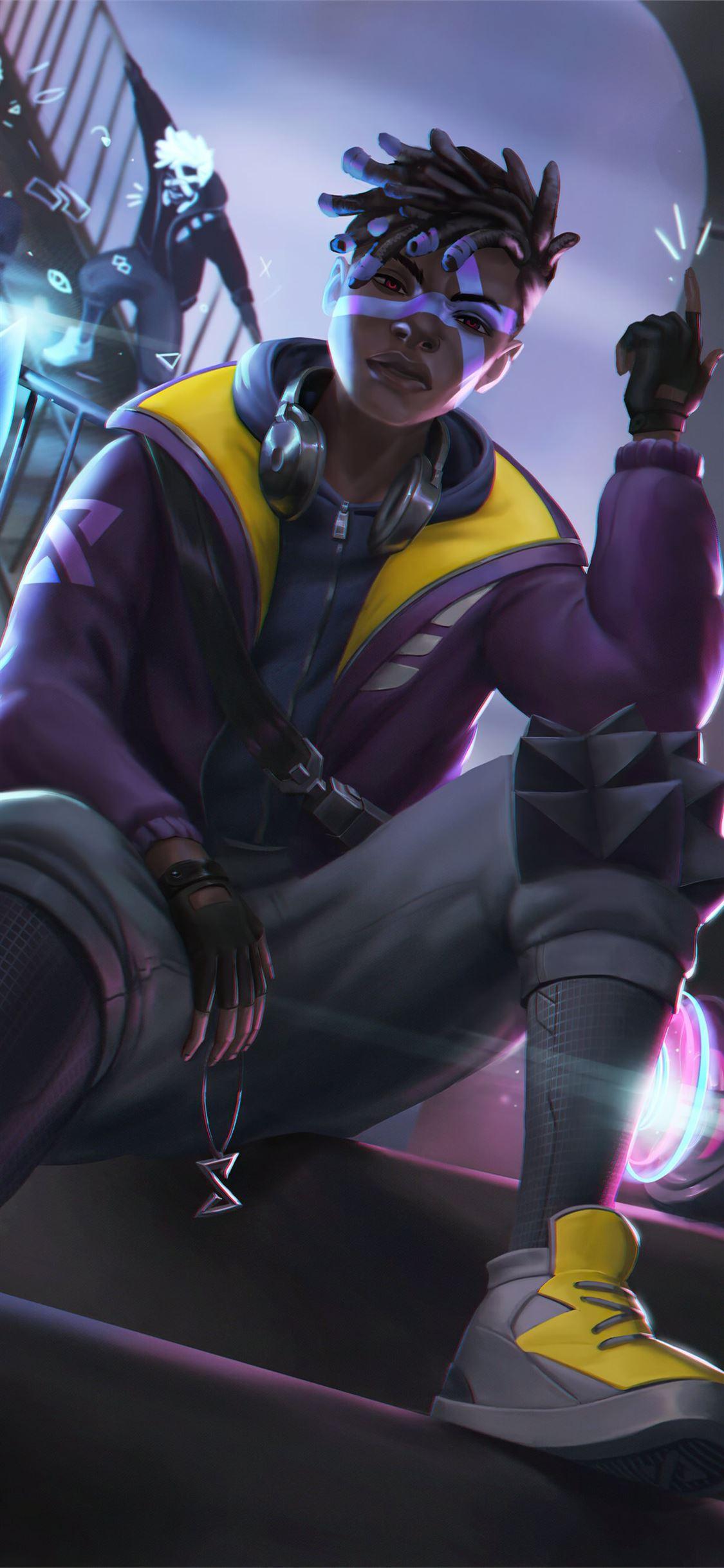 1125x2436 true damage ekko fanart 4k iPhone X Wallpaper Free Download