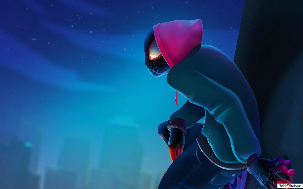 1280x800 Spider Man: Into The Spider Verse Movie Morales HD Wallpaper Download