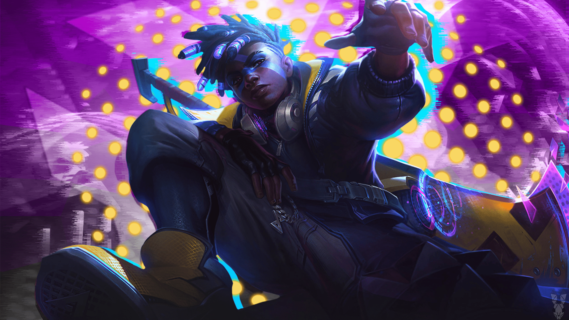 1920x1080 Free download TD Ekko Wallpaper 1920x1080[I just make it i hope u like it boys [1920x1080] for your Desktop, Mobile & Tablet. Explore Ekko Background. League of Legends Ekko Wallpaper